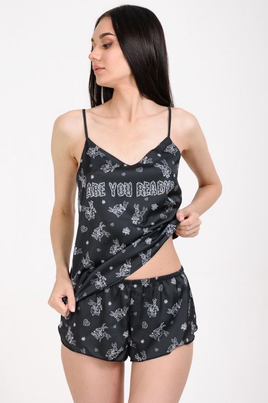 Hot Story Are you ready pajamas (T-shirt + shorts)